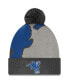 Men's Graphite Indianapolis Colts Logo Whiz Redux Cuffed Knit Hat