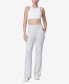 Women's Full Length Hacci Wide Leg Pants