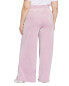 Nydj Plus Wide Leg Dawn Pink Drawstring Jean Women's