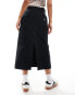 Dickies seasonal maxi cargo skirt in black