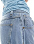 Lioness barrel leg jeans in light blue wash