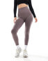 ASOS 4505 Hourglass seamless high waist gym leggings in violet