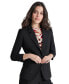 Petite Single-Button Ruched-Sleeve Blazer