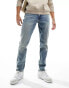 River Island tapered jeans in light blue