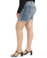 Plus Size Boyfriend Luxe Stretch Mid Rise Short