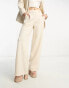 Object wide leg trouser co-ord in sandshell