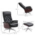 Chesterfield Sessel mit Hocker 833-654