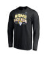 Men's Black Los Angeles Rams Super Bowl LVI Champions Hometown Long Sleeve T-shirt