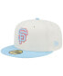 Men's White and Light Blue San Francisco Giants Spring Color Two-Tone 59FIFTY Fitted Hat