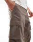 ONLY & SONS tapered cuffed cargo trouser in light brown