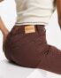 Hollister high rise flare jeans in brown