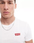 Levi's 2 pack batwing logo t-shirt in white/navy