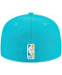 Men's Turquoise Philadelphia 76ers 3-Time Champions Breeze Grilled Yellow Undervisor 59FIFTY Fitted Hat