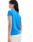 Vero Moda round neck t-shirt in sea blue