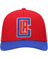 Men's Red, Royal LA Clippers MVP Team Two-Tone 2.0 Stretch-Snapback Hat