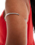 DesignB London Curve simple arm cuff in silver