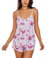 Пижама iCollection Soft Floral & Short