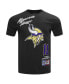 Men's Justin Jefferson Black Minnesota Vikings Fast Lane Name Number Player T-Shirt