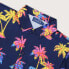 HAPPY BAY The colorful palms short sleeve shirt