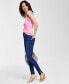 Women's High-Rise Side-Slit Skinny Jeans, Created for Macy's