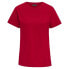 HUMMEL Red Basic short sleeve T-shirt