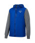 Men's Royal, Charcoal Air Force Falcons Course Herringbone Full-Zip Hoodie