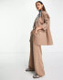 Something New X Naomi Anwer oversized blazer co-ord in beige