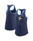 Women's Navy Tampa Bay Rays Tech Tank Top