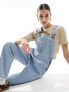 Dickies classic denim dungarees in vintage blue