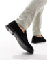 River Island woven loafers in black