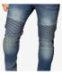 Raw X Men's Skinny Fit Moto Jeans