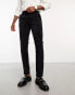 ASOS DESIGN smart co-ord skinny trousers in black corduroy