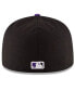 Men's Black Colorado Rockies National Baseball Hall of Fame 59FIFTY Fitted Hat