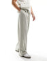 COLLUSION relaxed tailored trouser in stone