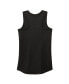 Women's Heather Black Ty Gibbs Racer Back Tank Top