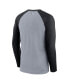 Men's Gray Miami Marlins Authentic Collection Game Raglan Performance Long Sleeve T-shirt