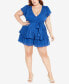 Plus Size First Date Frilled Romper