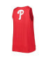 Women's Red Philadelphia Phillies Plus Size Tank Top