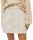 Women's Adira Raw Seam Cotton Mini Skirt