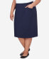 Plus Size Classic Stretch Waist Skirt