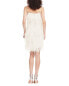 Emily Shalant Bra-Friendly Feather Mini Dress Women's White 2