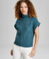 Women's Funnel-Neck Short-Sleeve Sweater Vest, Created for Macy's