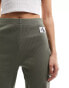 Calvin Klein Jeans woven label straight leg pants in olive