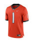 Men's #1 Orange Oklahoma State Cowboys Alternate Game Jersey