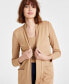 Women's Open-Front Rib-Knit Duster Cardigan