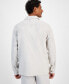 Men's Garment Wash Button-Front Shirt Jacket