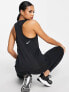 Nike Running dry fit race tank top in black