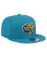 Men's Teal Jacksonville Jaguars Throwback Logo Standard 9FIFTY Snapback Hat