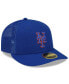 Men's Royal New York Mets 2022 Batting Practice Low Profile 59FIFTY Fitted Hat