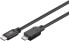 Wentronic USB 2.0 Cable (USB-C to Micro-B 2.0) - Black - 0.6 m - Micro-USB B - USB C - USB 2.0 - 480 Mbit/s - Black